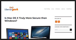 Desktop Screenshot of liberiangeek.net